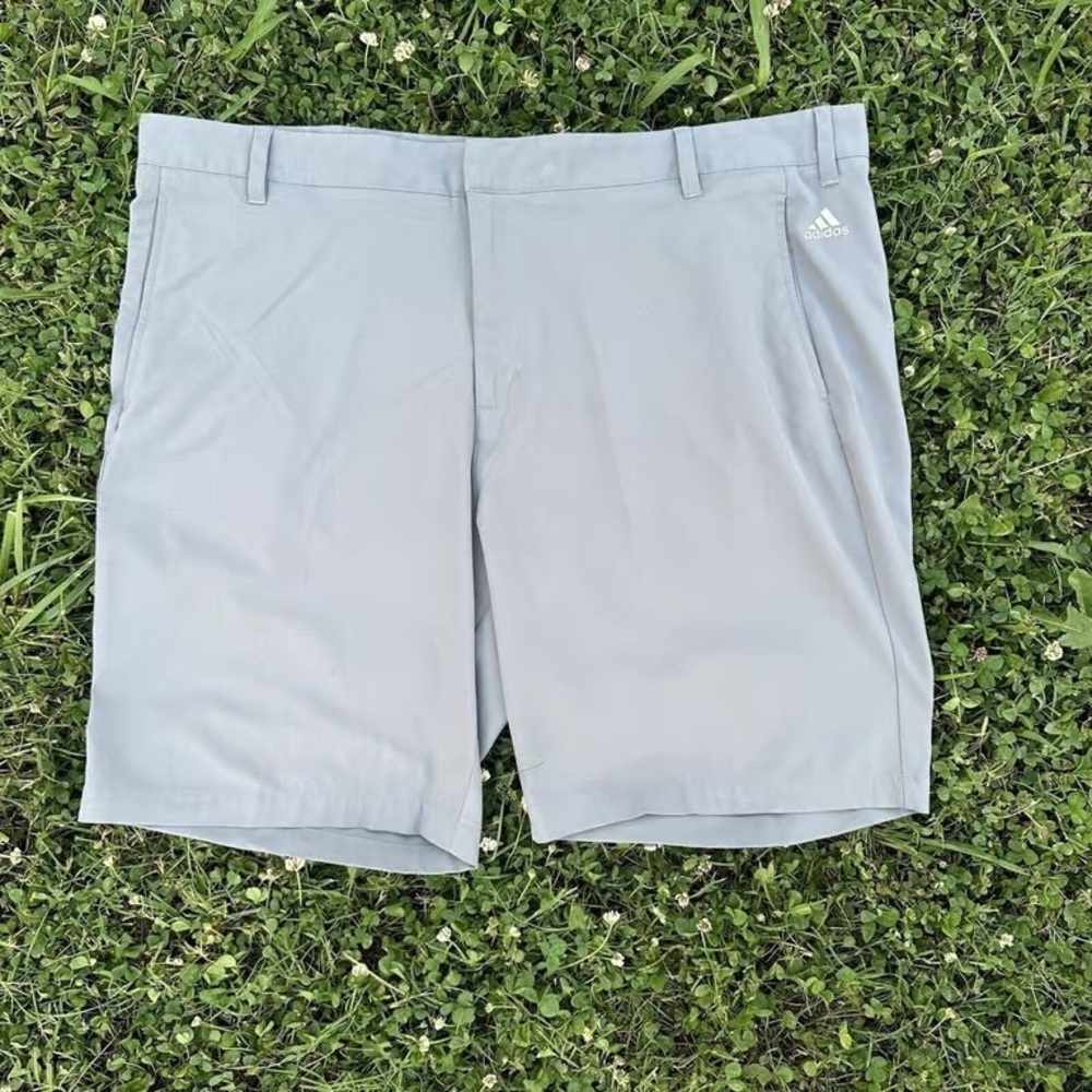 Adidas Men's Light Gray Athletic Shorts